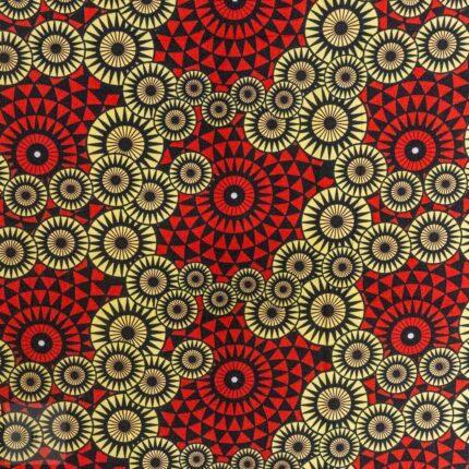 115CM PRINTED POLYESTER WAX