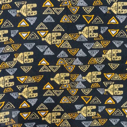 115CM PRINTED POLYESTER WAX