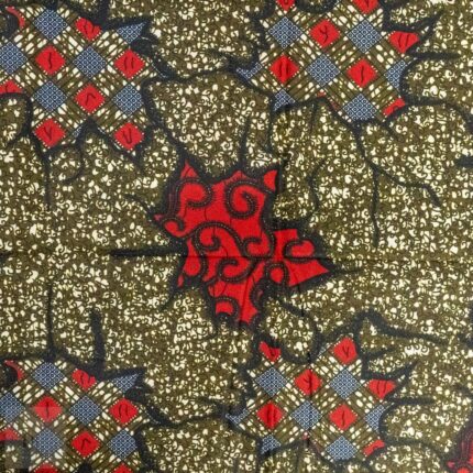 115CM PRINTED POLYESTER WAX