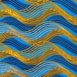 115CM PRINTED POLYESTER WAX