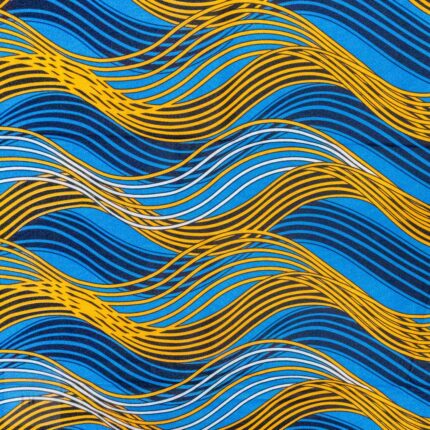 115CM PRINTED POLYESTER WAX