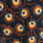 115CM PRINTED POLYESTER WAX