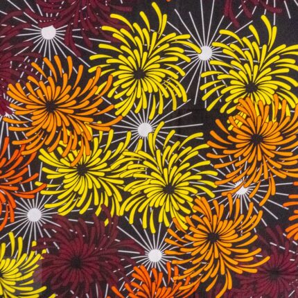 115CM PRINTED POLYESTER WAX