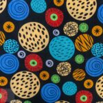 115CM PRINTED POLYESTER WAX