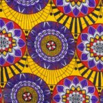 115CM PRINTED POLYESTER WAX