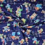 100% COTTON PRINTED KIDZ DELIGHT PARTY-ANIMALS 01 - Image 2