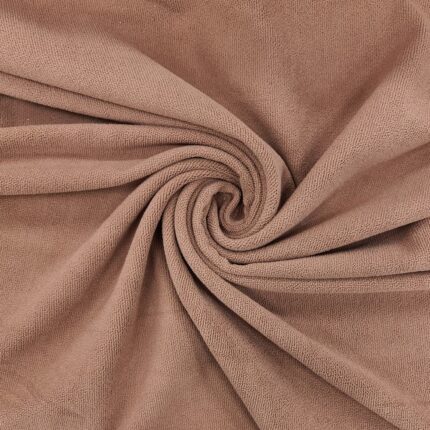 D/SIDE POLYESTER TOWELLING (150CM)(CLAY)