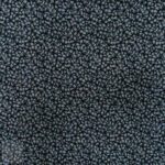 USA DIGITAL COTTON CRAFT CHERRY BLOOMS BLACK