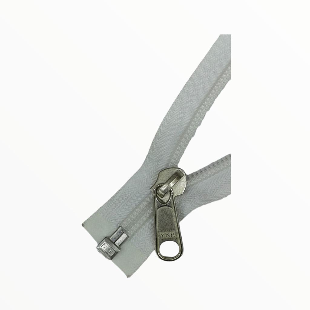 252D2505Fw.jpg 250CM YKK NO.10 HD ZIPS-WHITE - (501) - Image 1