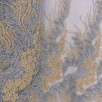 KOREAN TULLE P/D STONEBLUE AND CREAM