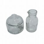 REGENT GLASS SUGAR BOWL 540ML & CREAMER 340ML 3PC - Image 2
