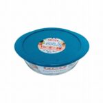PYREX COOK & STORE DISH ROUND W/ PLASTIC LID 2.3LT - Image 2