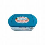 PYREX COOK & STORE DISG SQR W/ PLASTIC LID 1LT - Image 2