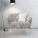 140CM BEGONYA FLOWER UPHOLSTERY FABRIC - Image 2