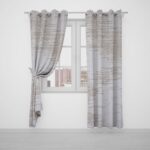 READY MADE CHEVRON 230X223 EYELET - CREAM - Image 2