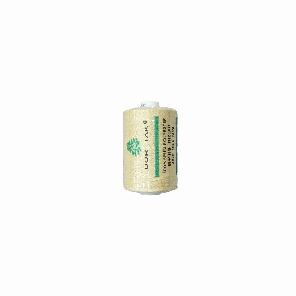 DTK5F211231.jpg DORTAK THREAD 1000MT-CREAM - Image 1