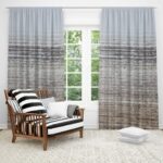 PRINTED CURTAIN JAQUARD - BROWN - Image 2