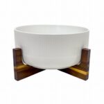 SALAD BOWL + WOODEN STAND