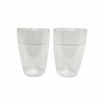 GLASS CUPS 2PC 300ML