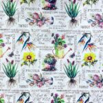 150CM PRINTED VINYL - BLOMME AFRIKAANS