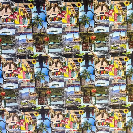 150CM PRINTED VINYL - RAINBOW NATION