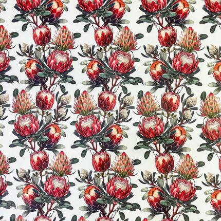 150CM PRINTED VINYL - BOTANICAL PROTEA