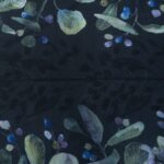 140CM VELVET UPHOLSTERY-BLUE BERRY 14 - Image 3