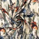 PRINTED COTTON CANVAS - BIG FIVE - Image 2