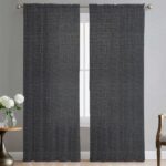 280CM PLAIN LINEN VOILE-DARK GREY - Image 2