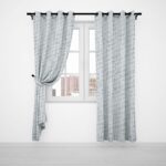 DALOA BLACKOUT CURTAIN EYELET 2.30M X 2.20M-CLOUD - Image 2
