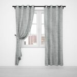 DALOA BLACKOUT CURTAIN EYELET 2.30M X 2.20M-LINEN - Image 2