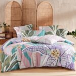 QUEEN PALMETTO GREEN DUVET COVER SET