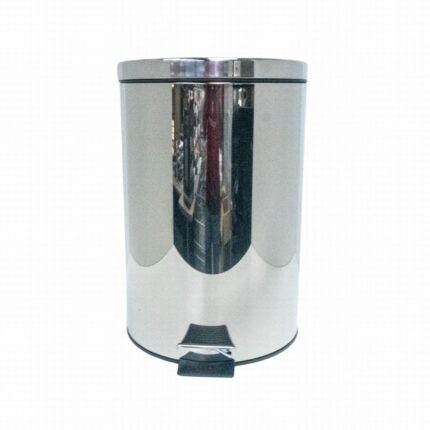 20LT SILVER PEDAL BIN