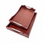 LEATHER TRAY 2PC - Image 6