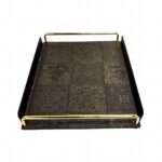 METAL TRAY BRONZE 2PC