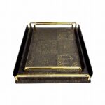METAL TRAY BRONZE 2PC - Image 2