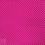 115CM PRINTED POLY COTTON DOTS CERISE