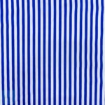 115CM PRINTED POLY COTTON STRIPES ROYAL