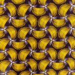 115CM PRINTED POLYESTER WAX