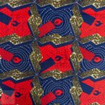 115CM PRINTED POLYESTER WAX