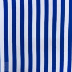 PRINTED MINI MATT (150CM)ROYA/WHITE BIG STRIPE