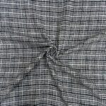 T/C TWEED CHECK 4 BLACK WHITE - Image 2