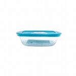 PYREX COOK AND STORE DISH RECTANGLE WITH PLASTIC LID 0.4L