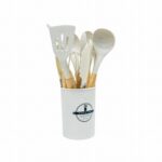 SILICONE UTENSIL SET-WHITE
