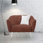 140CM PLUSH UPHOLSTERY-HENNA - Image 2