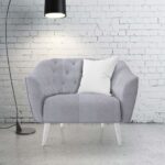 140CM GLITTERATI UPHOLSTERY-OYSTER - Image 2