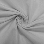 260CM KNITTED LINING CURTAIN - WHITE - Image 3