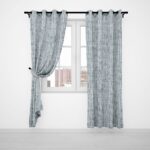 DALOA BLACKOUT CURTAIN EYELET 2.30M X 2.20M-STORM - Image 2