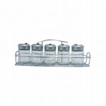 GLASS SPICE SET 6PCS