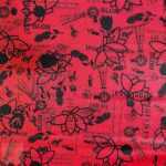 140CM PRINTED VINYL-RED - Image 2